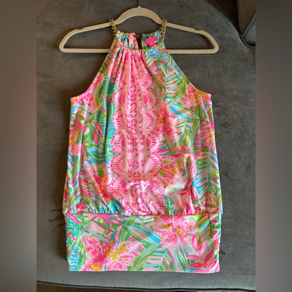 Lilly Pulitzer Bowen Halter Top - Picture 1 of 3
